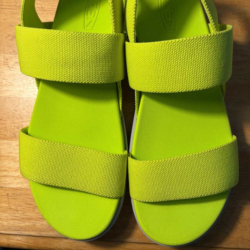 Keen Women's Elle Backstrap, Lime Green, Size 10.5
